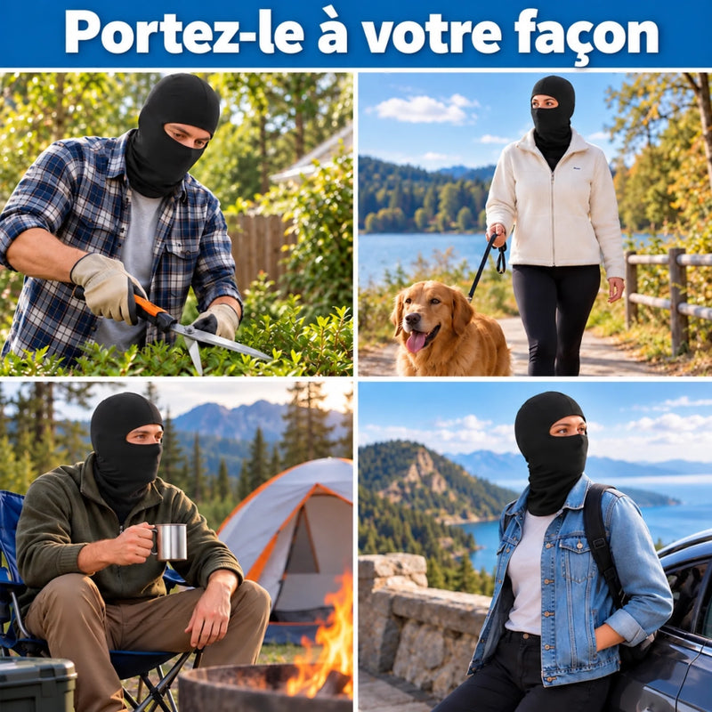 Couvre-Visage Personnalisé Et Amusant – Cadeau Pour Les Amateurs De Randonnée, De Trekking Et De Ski – Né Pour Les Pistes