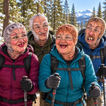 Couvre-Visage Personnalisé Et Amusant – Cadeau Pour Les Amateurs De Randonnée, De Trekking Et De Ski – Né Pour Les Pistes