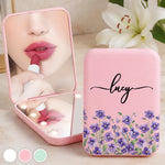 Miroir de Poche LED Personnalisé - Cadeau Pour Sœur, Meilleure Amie - Rayonnant de beauté