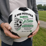 Ballon de Football Personnalisé – Cadeau pour Fils, Petit-Fils et Passionnés de Football – Crois Toujours en Toi