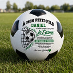 Ballon de Football Personnalisé – Cadeau pour Fils, Petit-Fils et Passionnés de Football – Crois Toujours en Toi