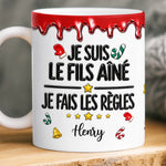 Mug Personnalisé à Effet 3D Gonflé – Cadeau Pour La Famille, Les Frères Et Sœurs – Toujours Mieux Ensemble