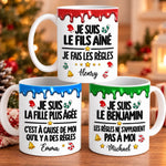 Mug Personnalisé à Effet 3D Gonflé – Cadeau Pour La Famille, Les Frères Et Sœurs – Toujours Mieux Ensemble