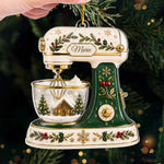 Ornement En Acrylique Personnalisé – Cadeau De Noël Pour Les Passionnés De Pâtisserie – Des Doux Souvenirs À Chaque Coup De Fouet