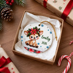 Ornement En Céramique Personnalisé – Cadeau De Noël Pour Enfant - Petits Trésors de Noël