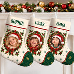 Cadeaux De Noël Avec Photo – Chaussette De Noël Personnalisée – Le Père Noël M’adore