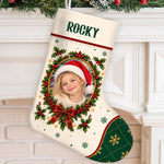 Cadeaux De Noël Avec Photo – Chaussette De Noël Personnalisée – Le Père Noël M’adore