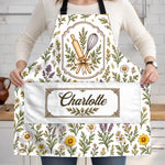 Tablier Personnalisé Avec Poche – Cadeau Pour Femme – De bonnes choses sont en train de cuire