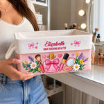 Panier de Rangement Personnalisé – Cadeau Pour Soi-Même, Femme – Mon Trésor Beauté