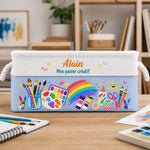 Panier de Rangement Personnalisé – Cadeau Pour Soi-Même, Enfant – Mon panier créatif