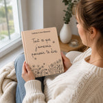 Journal Relié Personnalisé – Cadeau de Condoléances pour Maman, Papa et la Famille – L’Amour A Écrit Cette Lettre