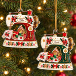 Ornement En Acrylique Personnalisé – Cadeau de Noël pour Passionnées de broderie – Inspirations Créatives