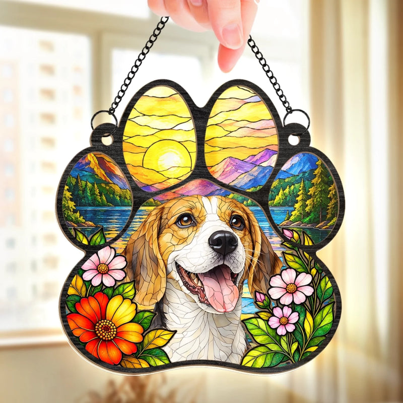 Ornement Attrape-Lumière De Fenêtre Personnalisé – Cadeau Pour Les Amoureux Des Animaux - Tu es mon rayon de soleil