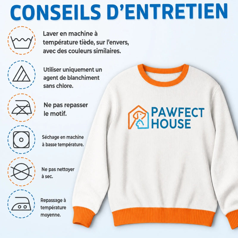 Sweat Unisexe De Noël Personnalisé – Cadeau de Noël pour Les Amoureux Des Animaux - Un cadeau merveilleux