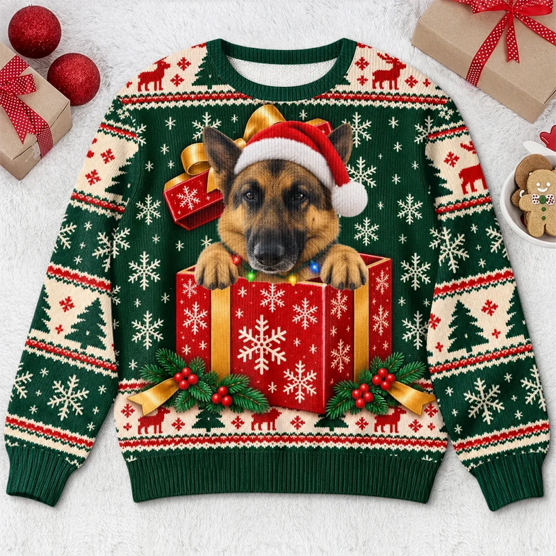 Sweat Unisexe De Noël Personnalisé – Cadeau de Noël pour Les Amoureux Des Animaux - Un cadeau merveilleux