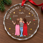 Ornement En Verre Personnalisé – Cadeau De Noël Pour Sœur, Meilleure Amie, Amie Proche - On Est Un Sacré Bazar