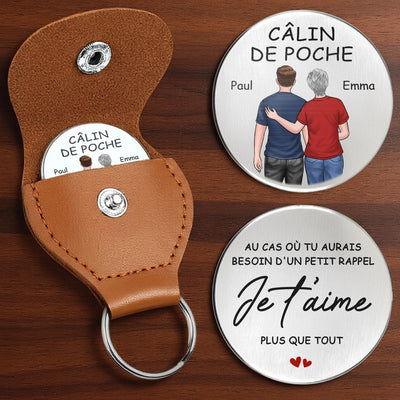 Câlin De Poche Personnalisé – Cadeaux D'Anniversaire Personnalisés Pour Maman, Papa, Fille Et Fils – Un Gage D'Amour, Scellé D'Un Câlin